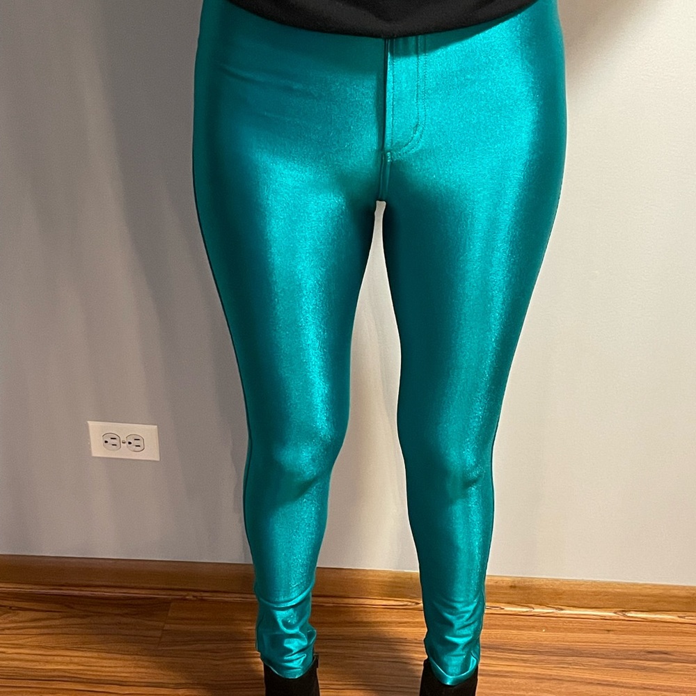Green American Apparel Disco Pants size M